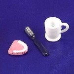 (*) Dollhouse Denture Set