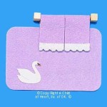 Disc $1 Off - Dollhouse Swan Rug &amp; Towel Set