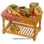 Dollhouse Kitchen Work Table