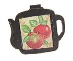 (*) Dollhouse Teapot Shaped Trivet- Choice of Color -