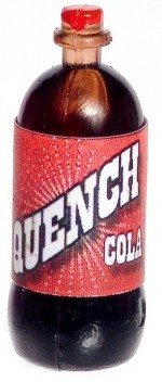 (*) Dollhouse 2 liter Bottle - Quench Soda- Choice of Style -