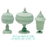 (*) Dollhouse 3 pc Candy Dishes (Kit)