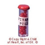 (&amp;sect;) Disc. .60&amp;cent; Off - Dollhouse Bottle of Vitamins