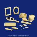 (&amp;sect;) Sale $3 Off - Dollhouse White Victorian Dresser Set