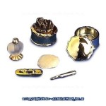 Dollhouse Lady's Boudoir Set Gold