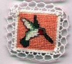 (&amp;sect;) Disc. $10 Off - Dollhouse Crossstiched Pillows