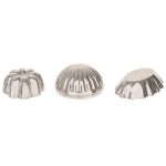 (*) 3 Copper or Silvertone Bundt / Mold Pans