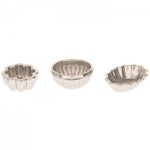 (*) 3 Copper or Silvertone Bundt / Mold Pans
