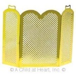 Dollhouse Arched Fire Screen - Brass