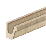 (**) Dollhouse Wooden Rain Gutter