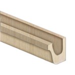 (**) Dollhouse Wooden Rain Gutter