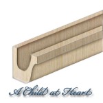 (**) Dollhouse Wooden Rain Gutter