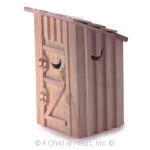 Dollhouse 2-Holer Outhouse