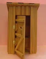 Dollhouse 2-Holer Outhouse