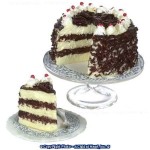 Dollhouse Chocolate Cheesecake with Slice