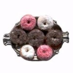 Dollhouse Donuts on Tray