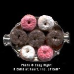 Dollhouse Donuts on Tray