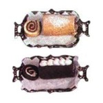 Tray with Cake Rolls