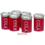 (&amp;sect;) Sale $1 Off - 6 pc Dollhouse Cola Cans
