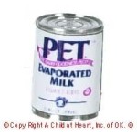 (*) Dollhouse Evaporated Milk Can
