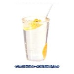 (*) Glass with Lemon &amp; Straw