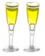 (*) Champagne in Fluted Glasses