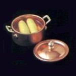 Dollhouse Corn Cobs in Pan