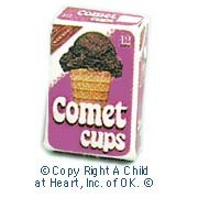 (&sect;) Disc .40&cent; Off - Dollhouse Ice Cream Comet Cups - Product Image