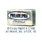 &sect; Disc .30&cent; Off - Dollhouse Cream Cheese Box - Product Image