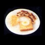 Poached Egg on Toast Breakfast
