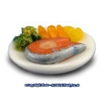 Dollhouse Individual Salmon Steak Dinner