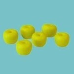 (*) 6 pc Yellow Apples