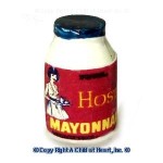 (&amp;sect;) Sale $1 Off - Dollhouse Vintage Mayonaise Bottle