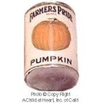 * Closeout * Dollhouse 2 lb. Can of Farmers Pride Pumpkin