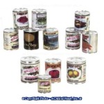 Sale $2 Off - 12 pc Assorted Vintage Food Cans