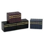 Dollhouse Wooden Books Sets - Black
