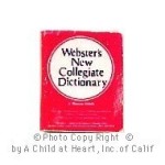 (*) Dollhouse Webster's Dictionary
