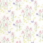 3 Shts - Dollhouse Iris Wallpaper- Choice of Color &amp; Style -