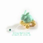 Dollhouse Bunny Pull Toy