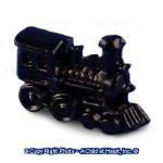 Dollhouse Toy Train Engine, Black