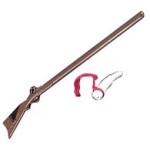 (*) Dollhouse Rifle &amp; Powder Horn