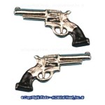 &amp;sect; Sale .60&amp;cent; Off - 2 Dollhouse Silver Pistols