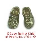 (*) Unfinished Baby Shoes - Product Image