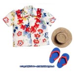 Men's Hawaiian Outfit Beach Set