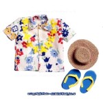 Men's Hawaiian Outfit Beach Set