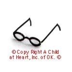 (&sect;) Disc .30&cent; Off - Dollhouse Pair of Reading Eyeglasses - Product Image