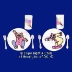 Dollhouse Children's Circus Dish Set
