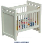 Dollhouse White Crib