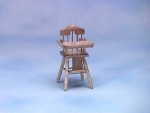 Dollhouse Highchair - Oak