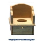 Dollhouse Wooden Potty Chair